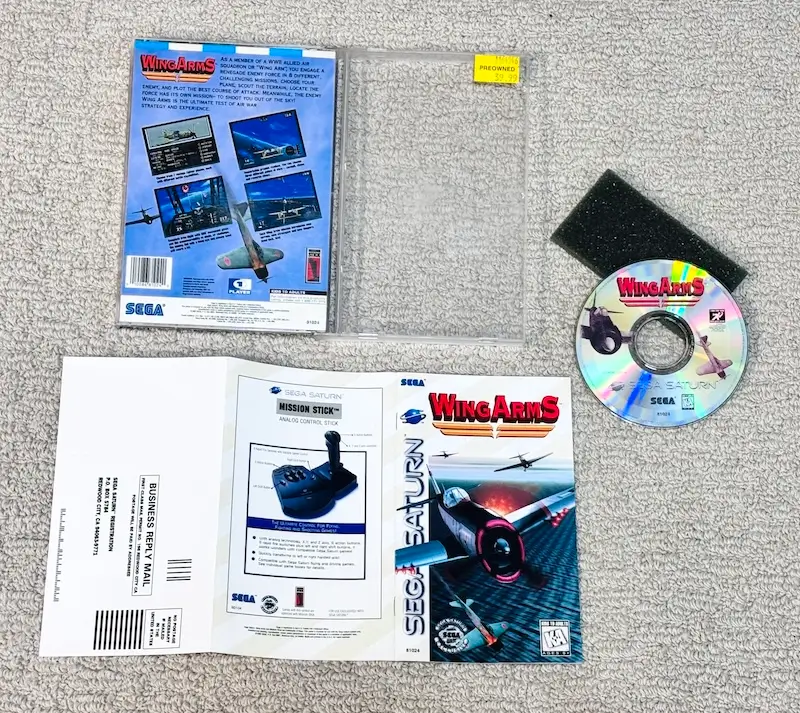 Wing Arms Sega Saturn Game