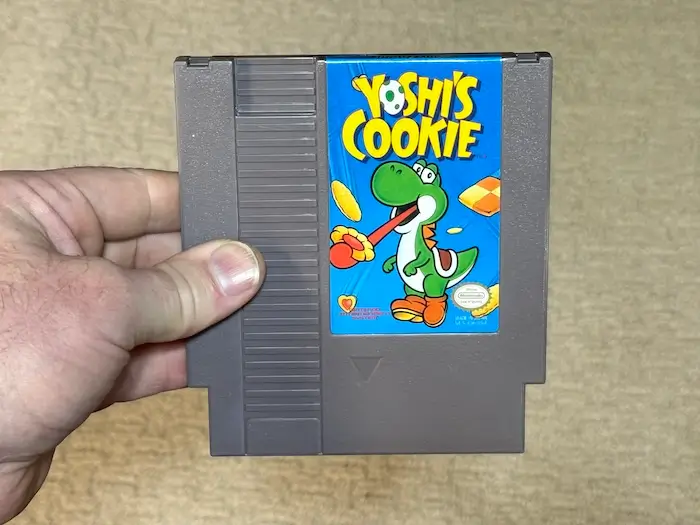 Yoshi's Cookie NES Cartridge