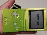 Lime Green Gameboy Advance SP Handheld System