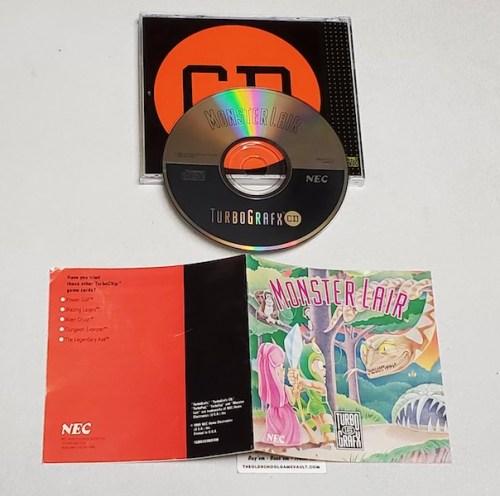 Monster Lair Turbografx Super CD Game