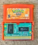 Pokemon FireRed Version - GBA game cartridge