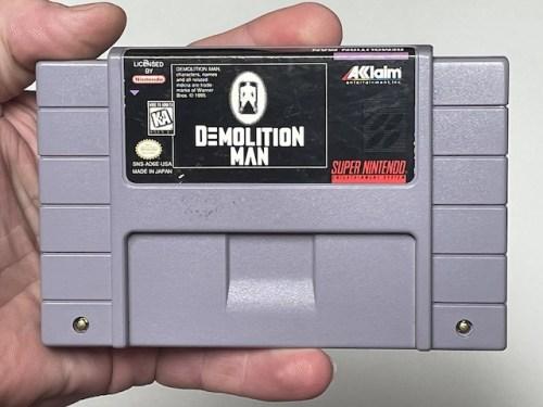 Demolition Man Authentic Super Nintendo Game