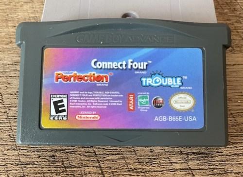 Connect Four/Trouble/Perfection - Nintendo GameBoy Advance Game