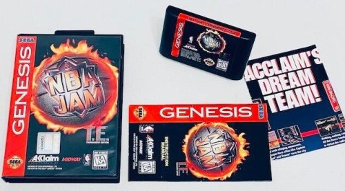 NBA Jam Tournament Edition TE - Sega Genesis Game