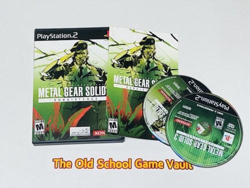 Metal Gear Solid 3 Subsistence - Complete PlayStation 2 Game