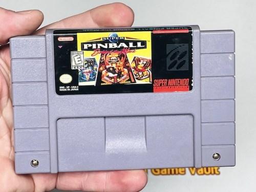 Super Pinball Behind the Mask - Super Nintendo Game