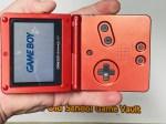 Flame Red Gameboy Advance SP Handheld System