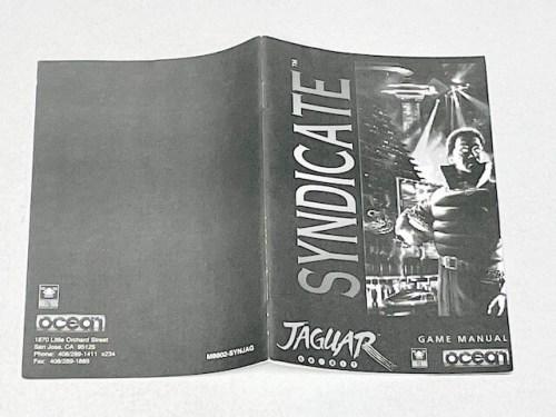 Syndicate - Authentic Atari Jaguar Instruction Manual 
