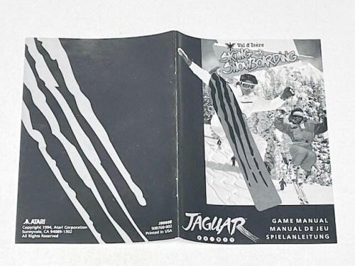 Skiing And Snowboarding - Authentic Atari Jaguar Instruction Manual 