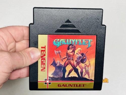 Gauntlet Black Tengen Cartridge - Nintendo NES Game