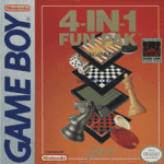 4 in 1 Funpak Volume II Game Boy box art – classic retro game for GameBoy