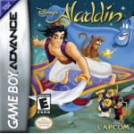 Aladdin art work – action game for Nintendo Game Boy Advance