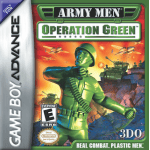 Army Men Operation Green art work – action game for Nintendo Game Boy Advance