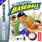 Backyard Baseball art work – action game for Nintendo Game Boy Advance