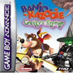 Banjo Kazooie Grunty's Revenge art work – action game for Nintendo Game Boy Advance