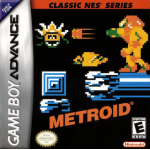 Metroid [Classic NES Series] art work – sci-fi action game for Nintendo Game Boy Advance