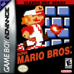 Super Mario Bros [Classic NES Series] art work – platformer for Nintendo Game Boy Advance