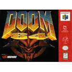 Doom 64 N64 box art – retro game for Nintendo 64