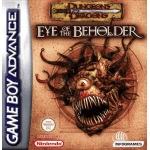 Dungeons & Dragons Eye of the Beholder art work – action game for Nintendo Game Boy Advance