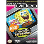 GBA Video SpongeBob SquarePants Volume 1 art work – licensed action game for Nintendo Game Boy Advance