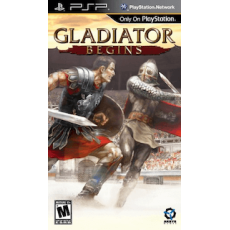 Gladiator Begins art work – video game for PlayStation Portable