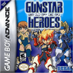 Gunstar Super Heroes art work – action game for Nintendo Game Boy Advance