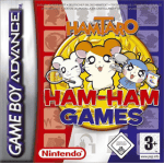 Hamtaro Ham-ham Games art work – action game for Nintendo Game Boy Advance