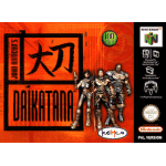 Daikatana - John Romero's N64 box art – retro game for Nintendo 64