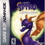 Legend of Spyro The Eternal Night art work – 3D platformer for Nintendo Game Boy Advance
