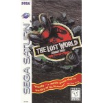 The Lost World Jurassic Park Sega Saturn box art – retro game for Sega Saturn