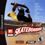 MTV Sports Skateboarding art work for the sega DreamCast