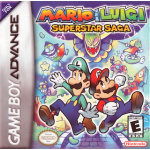 Mario and Luigi Superstar Saga art work – platformer for Nintendo Game Boy Advance