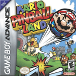 Mario Pinball Land art work – platformer for Nintendo Game Boy Advance