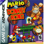 Mario vs. Donkey Kong art work – platformer for Nintendo Game Boy Advance