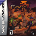 Mazes of Fate art work – action game for Nintendo Game Boy Advance