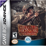 Medal of Honor Infiltrator art work – action game for Nintendo Game Boy Advance