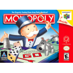 Monopoly N64 box art – retro game for Nintendo 64