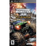 Monster Jam: Path of Destruction art work – video game for PlayStation Portable