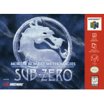 Mortal Kombat Mythologies: Sub-Zero N64 box art – retro game for Nintendo 64