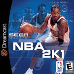 NBA 2K1 art work for the sega DreamCast