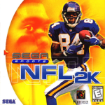 NFL 2K art work for the sega DreamCast