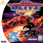 NFL Blitz 2000 art work for the sega DreamCast