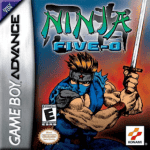 Ninja Five O art work – action game for Nintendo Game Boy Advance