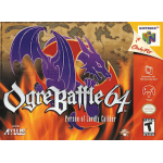 Ogre Battle 64: Person of Lordly Caliber N64 box art – retro game for Nintendo 64