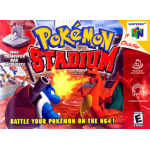 Pokemon Stadium N64 box art – strategy game for Nintendo 64