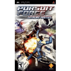 Pursuit Force Extreme Justice art work – video game for PlayStation Portable