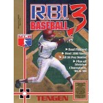 RBI Baseball 3 NES box art – classic 8-bit game for Nintendo NES
