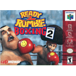 Ready 2 Rumble Boxing Round 2 N64 box art – retro game for Nintendo 64