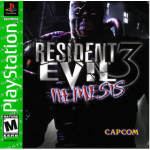 Resident Evil 3 Nemesis [Greatest Hits] art work – video game for PS1