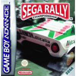 Sega Rally Championship art work – action game for Nintendo Game Boy Advance